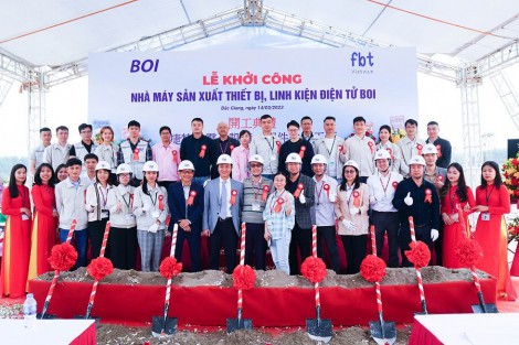 Khởi công nhà máy sản xuất thiết bị linh kiện điện tử BOI Việt Nam